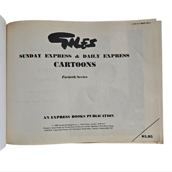 Giles 1986 Sunday & Daily Express Cartoons Humor - Picture 2 of 11